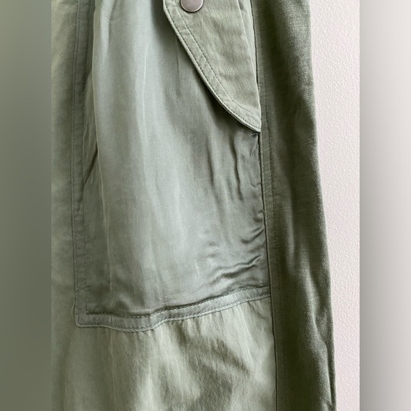 Daily Practice by Anthropologie Sporty Parachute Pants size S green nwt - Picture 6 of 9